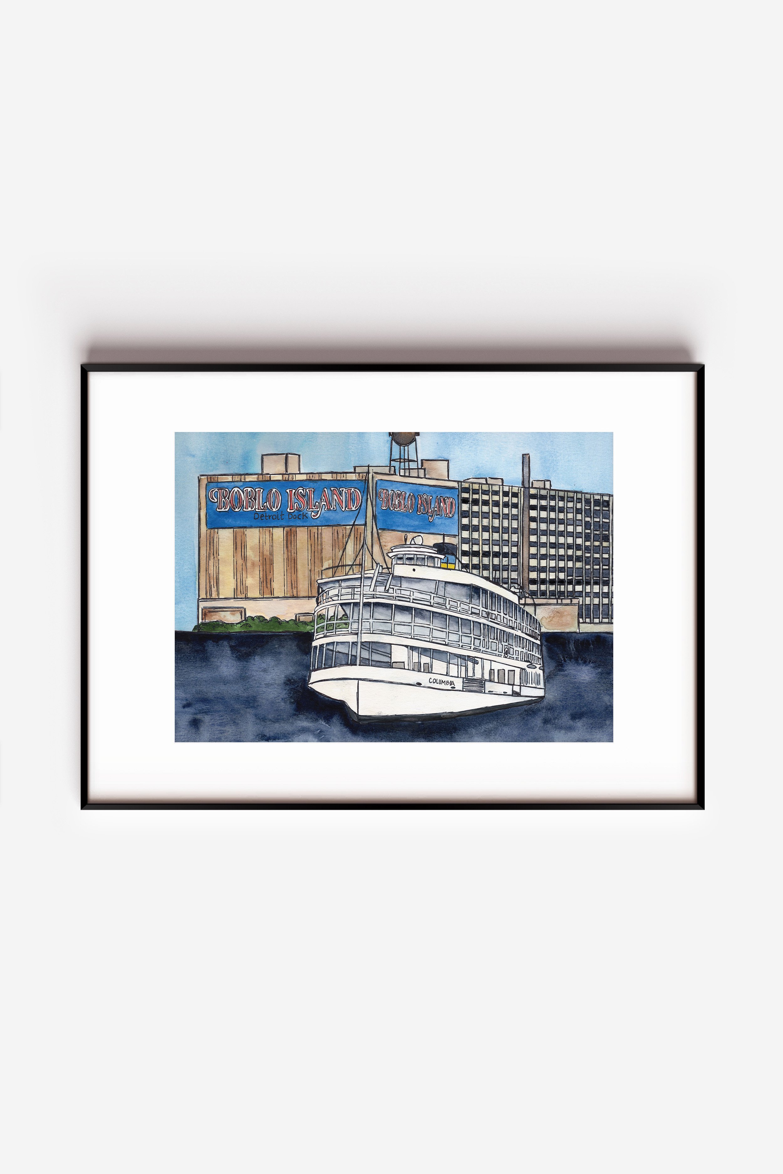 Boblo Boat Print
