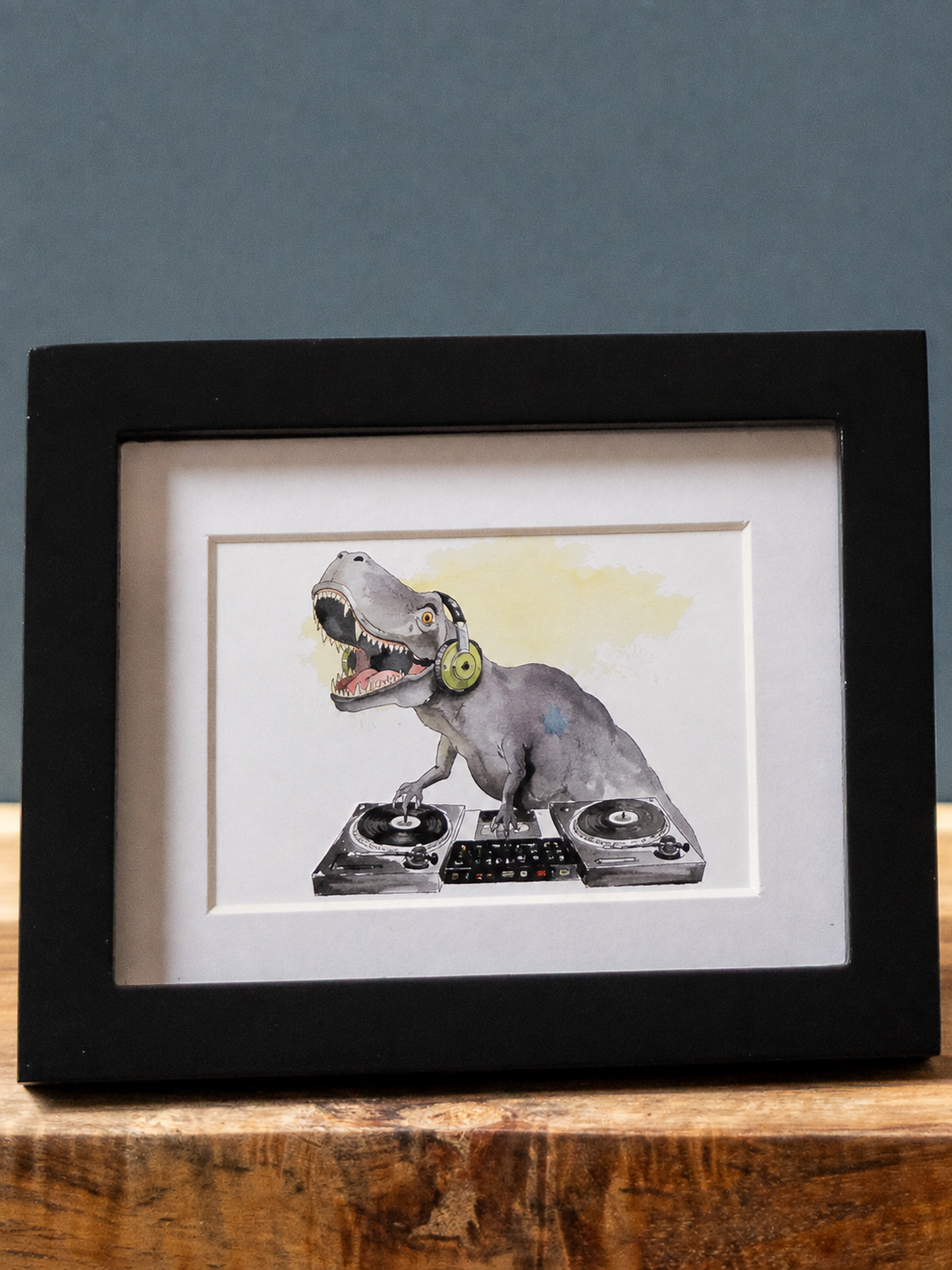 Abigail Leigh Designs Tiny Frame DJ TRex close-up.png