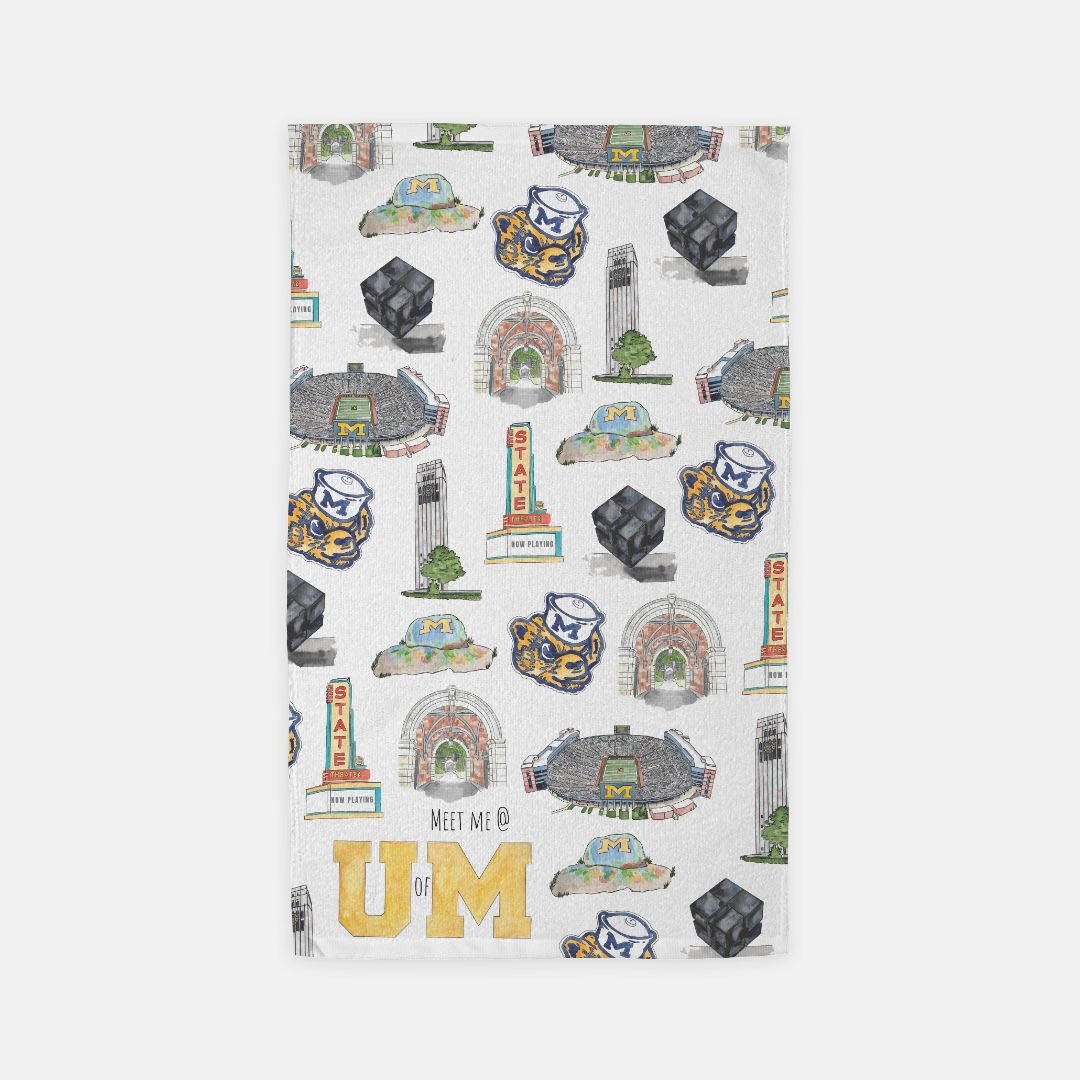 Meet me @ U of M Hand Towel - PREORDER