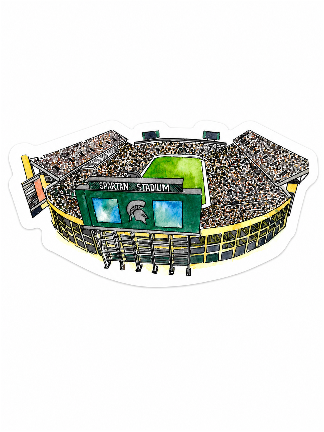 Spartan Stadium Sticker