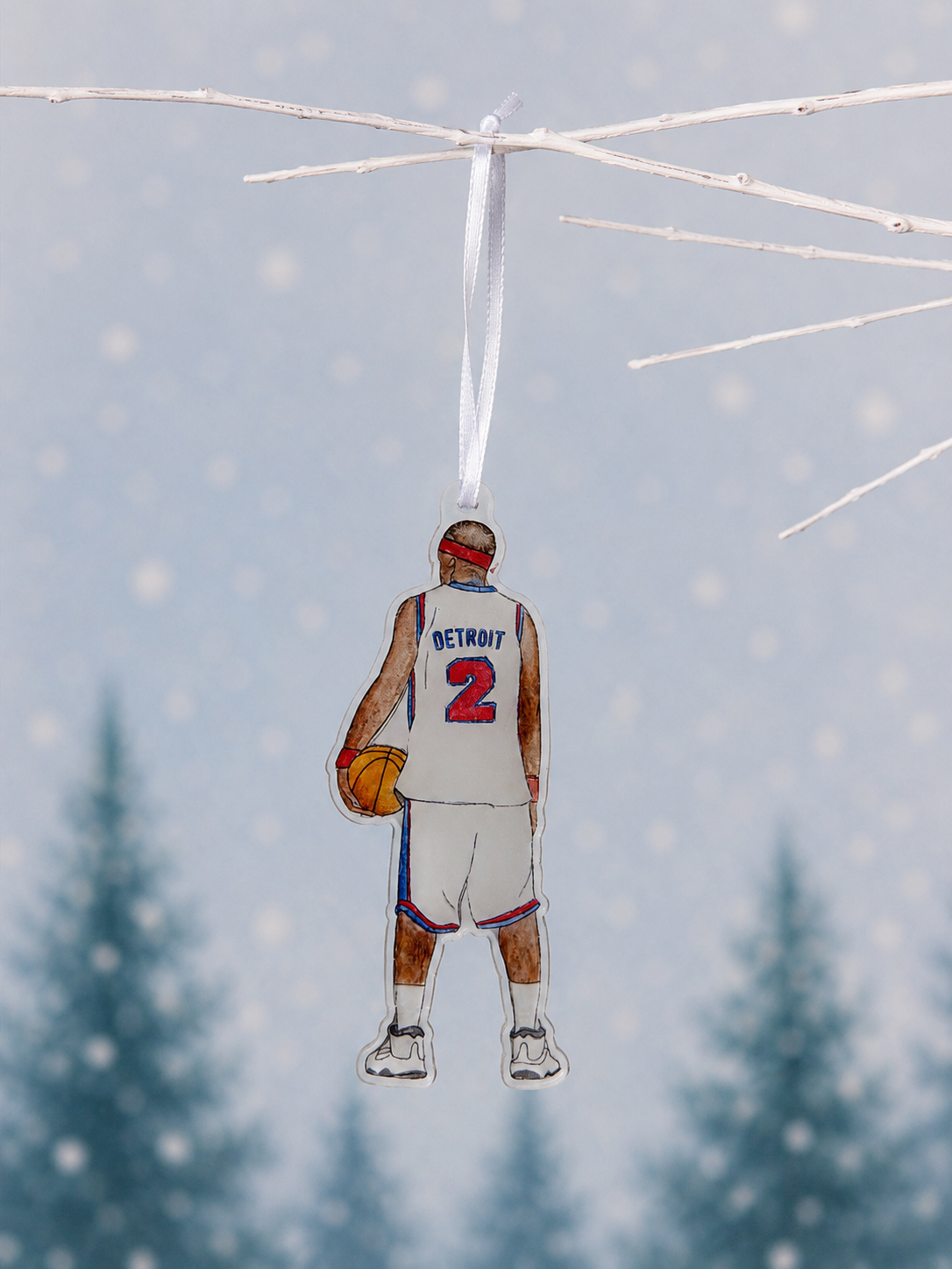 Detroit Pistons Player Ornament