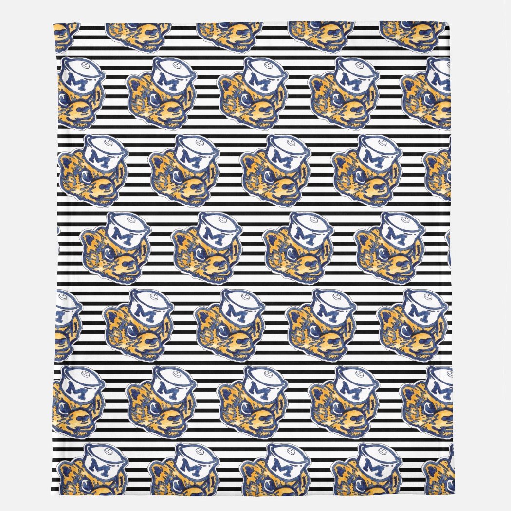 Stripped Wolverine Blanket - PREORDER