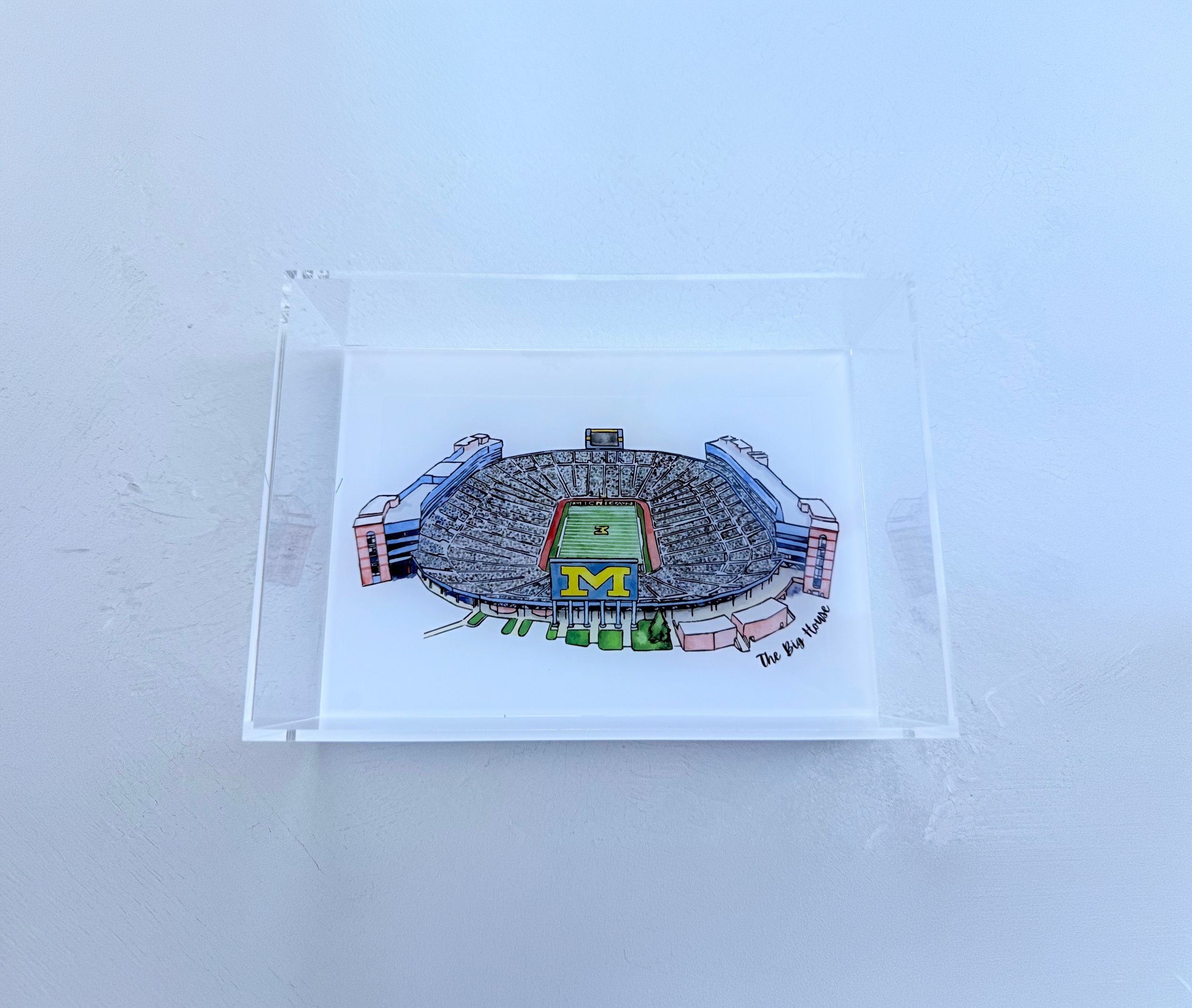 The Big House 5x7 Acrylic Trinket Tray