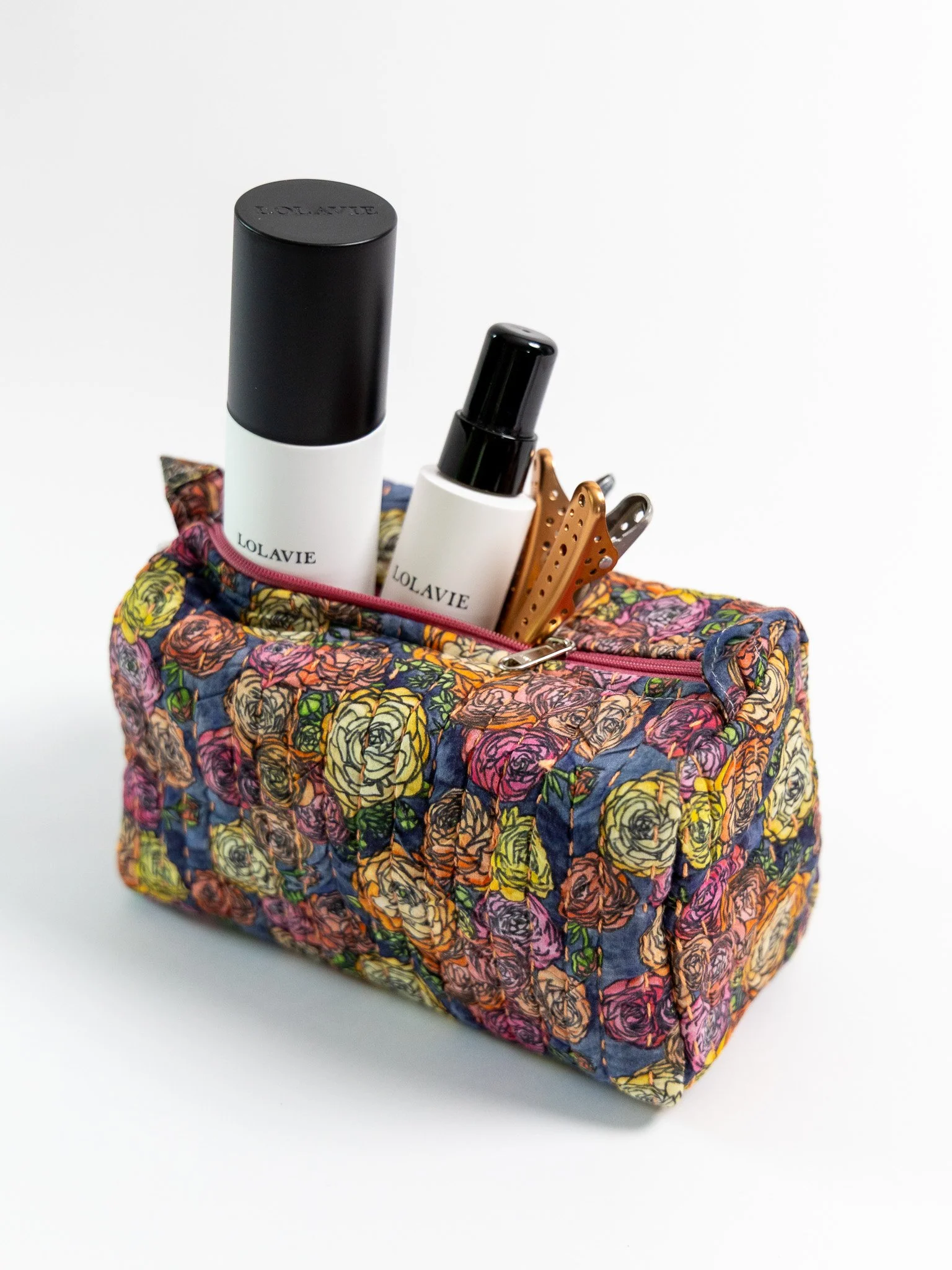 Abigail Leigh Designs Ranunculus Quilted Pouch 3.jpg