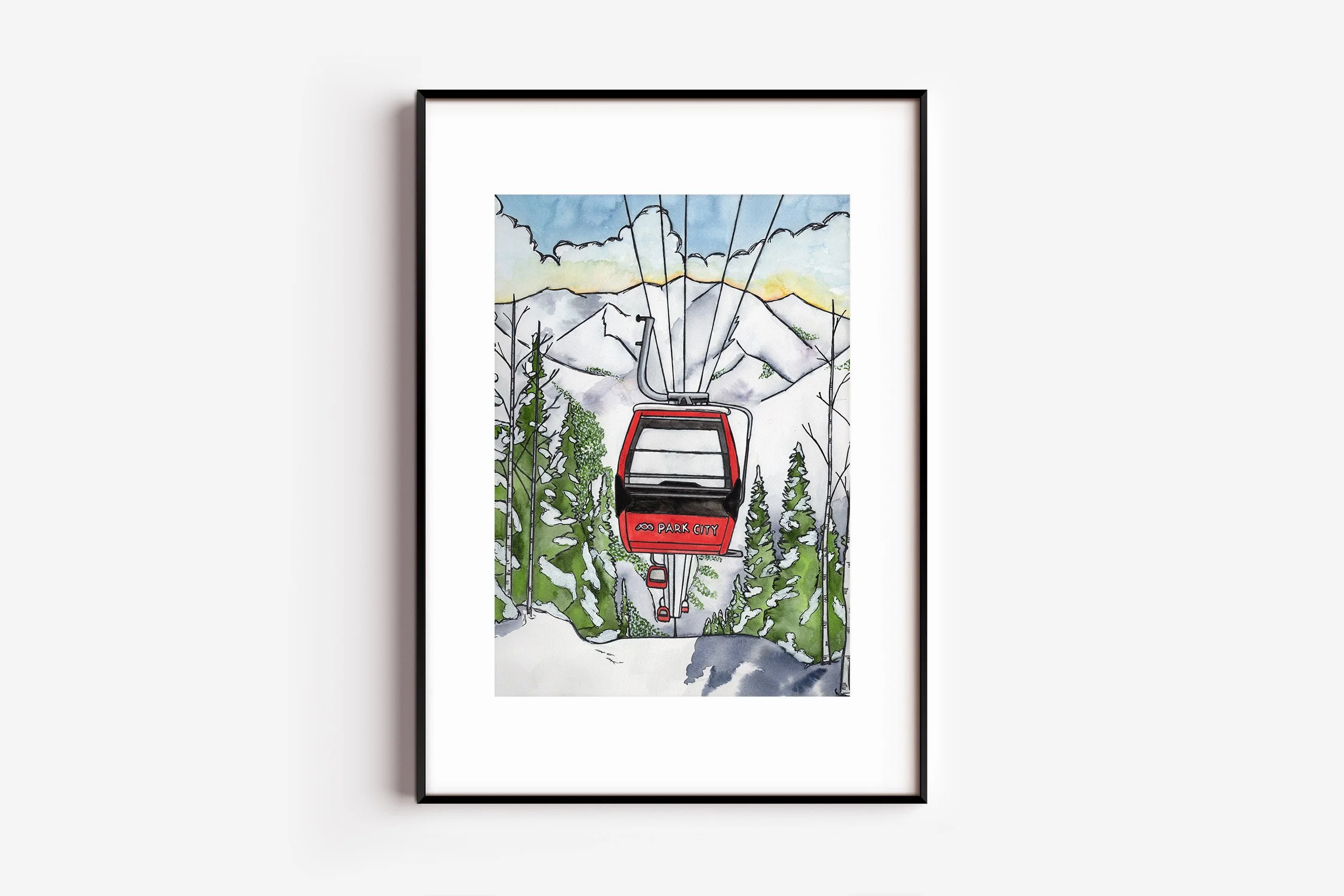To The Top - Park City, Utah Print