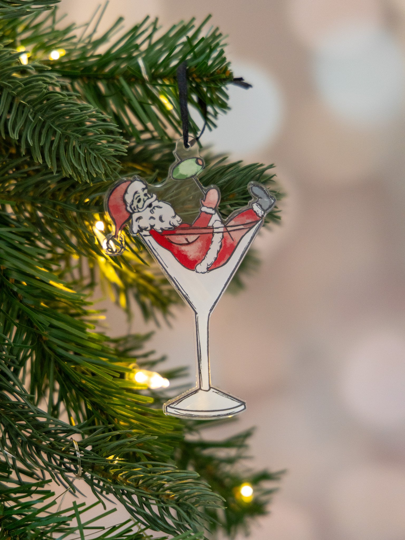Abigail Leigh Designs Martini Santa Ornament 2.jpg