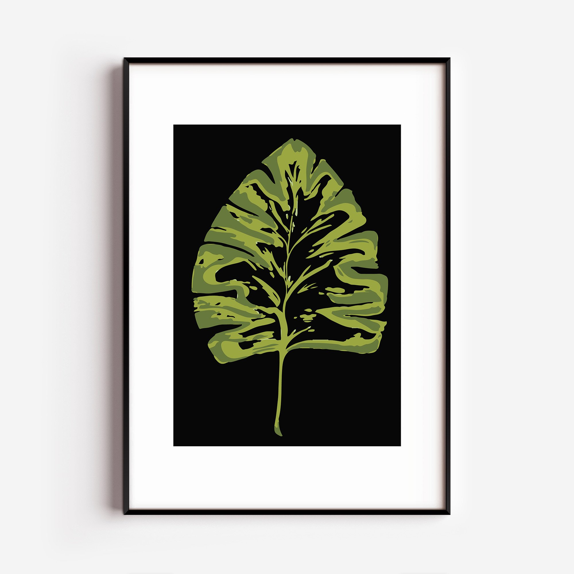 Botanical Single Leaf Print