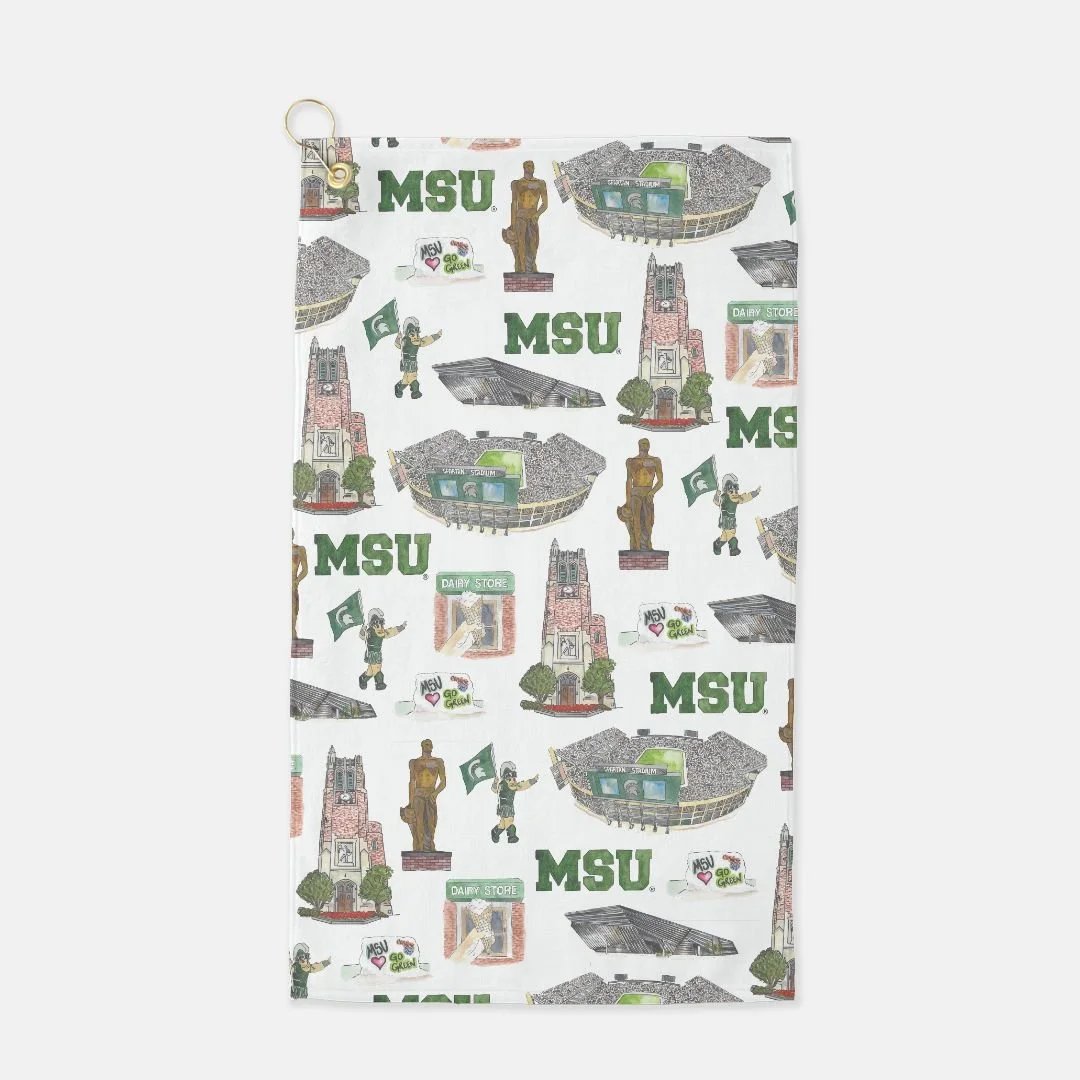 Meet me @ MSU Golf Towel
