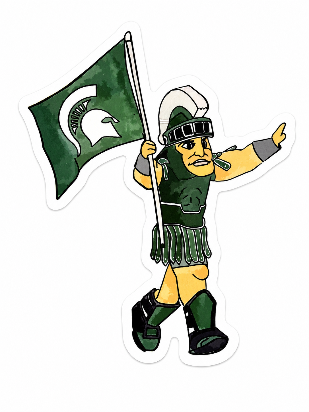 Sparty Sticker