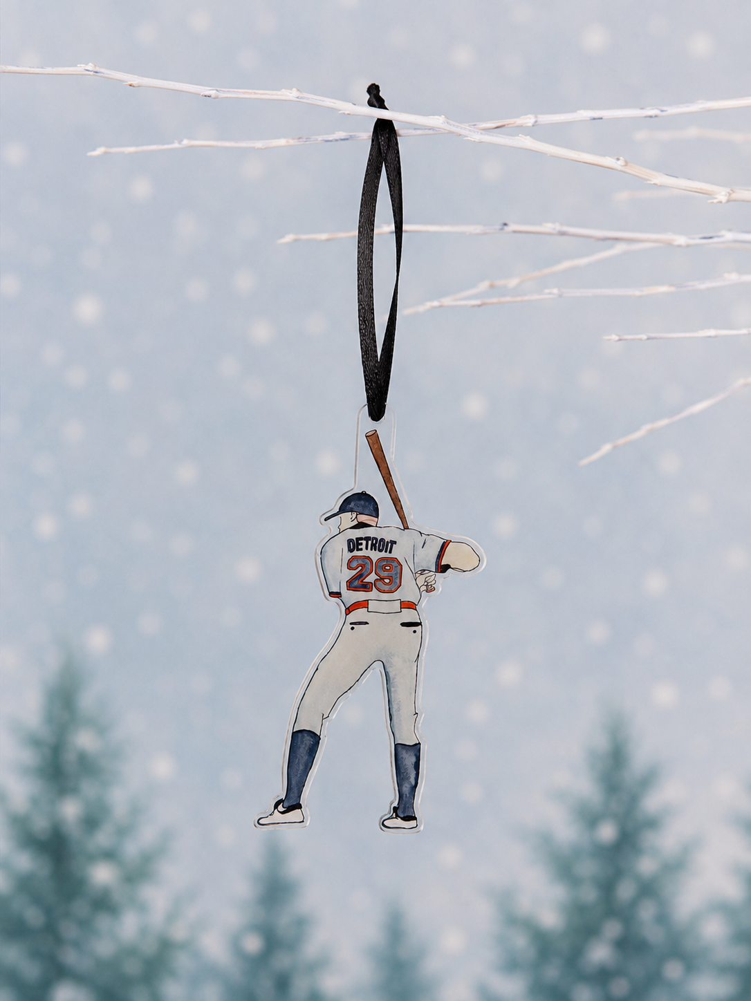 Abigail Leigh Designs Detroit Tigers Player Ornament branch.png