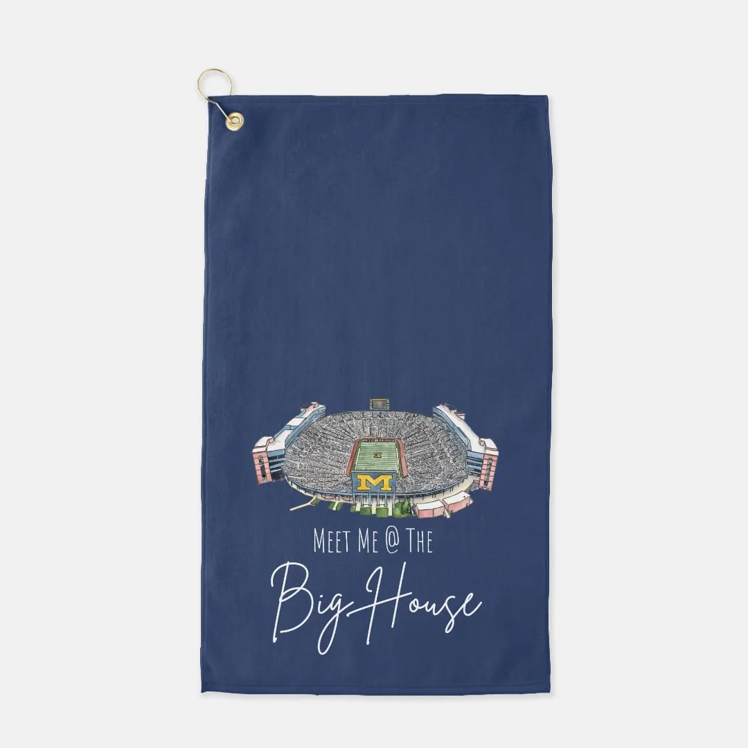 The Big House Golf Towel