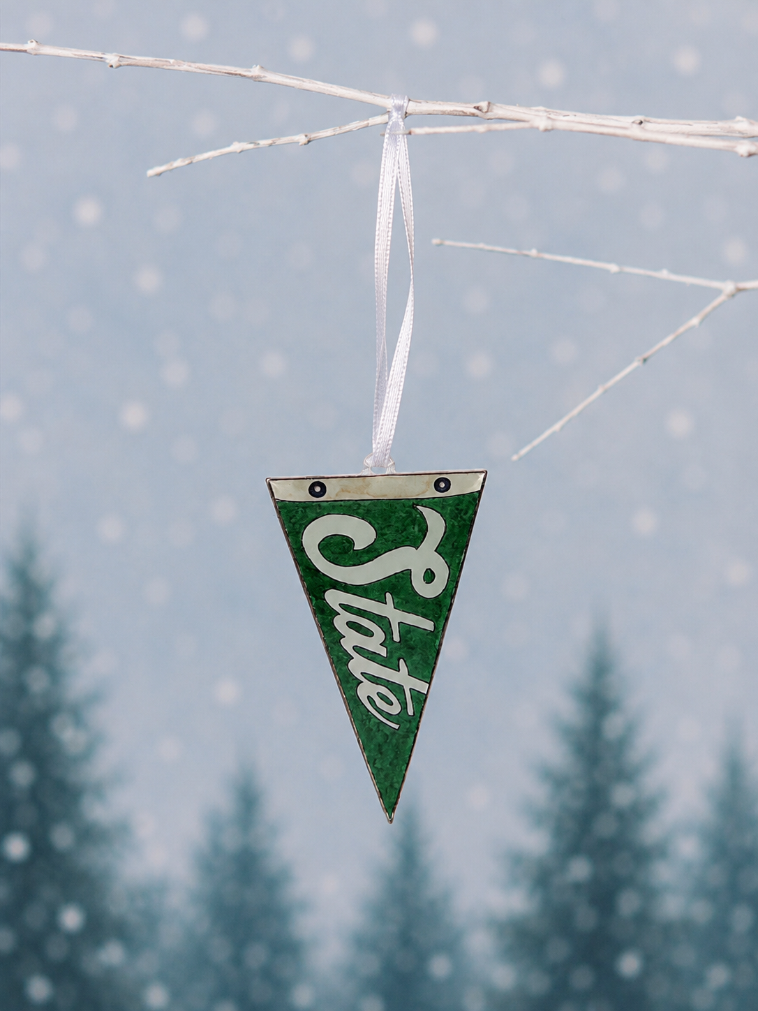 MSU State Pendent Ornament