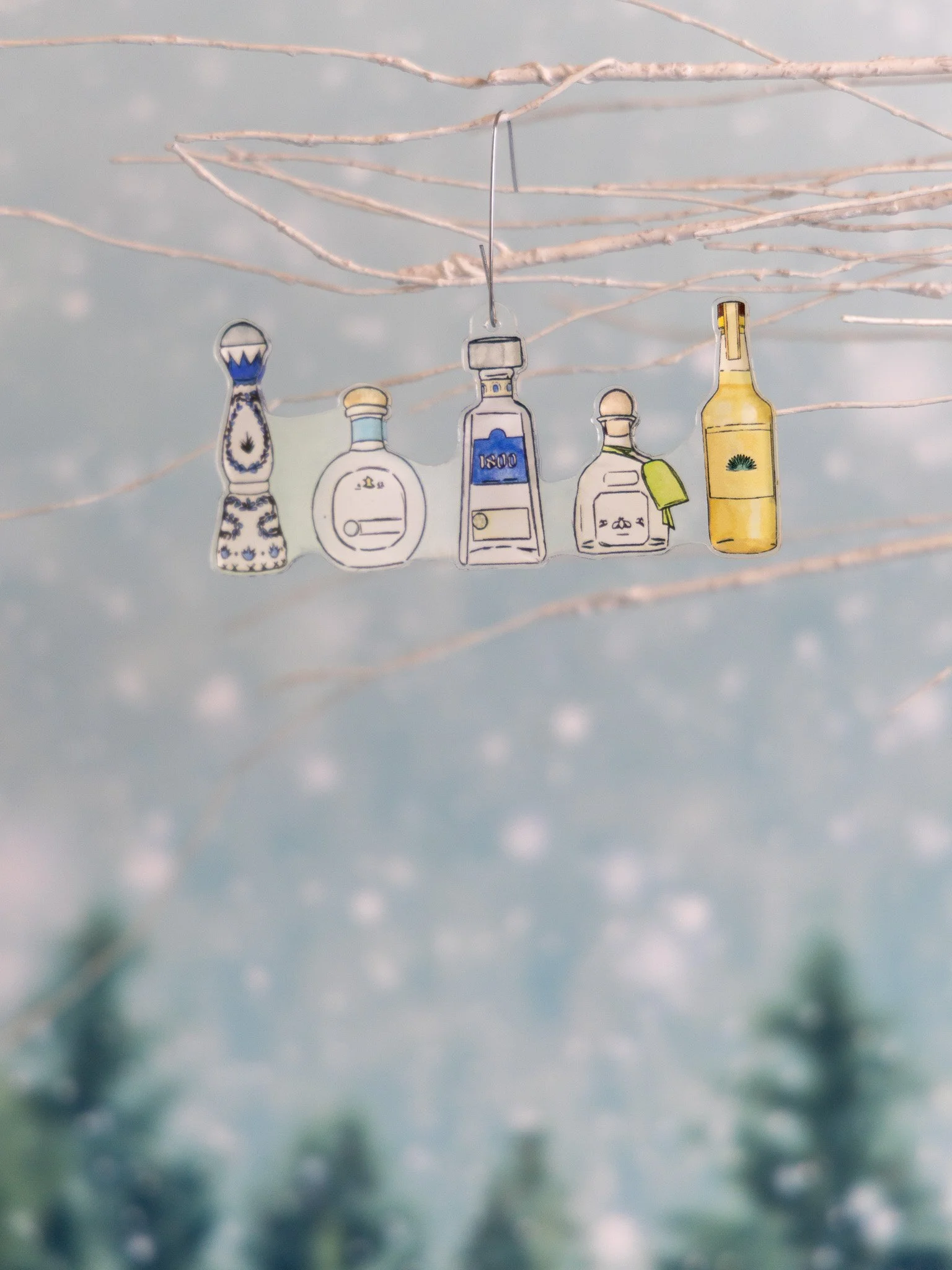 Tequila Acrylic Ornament