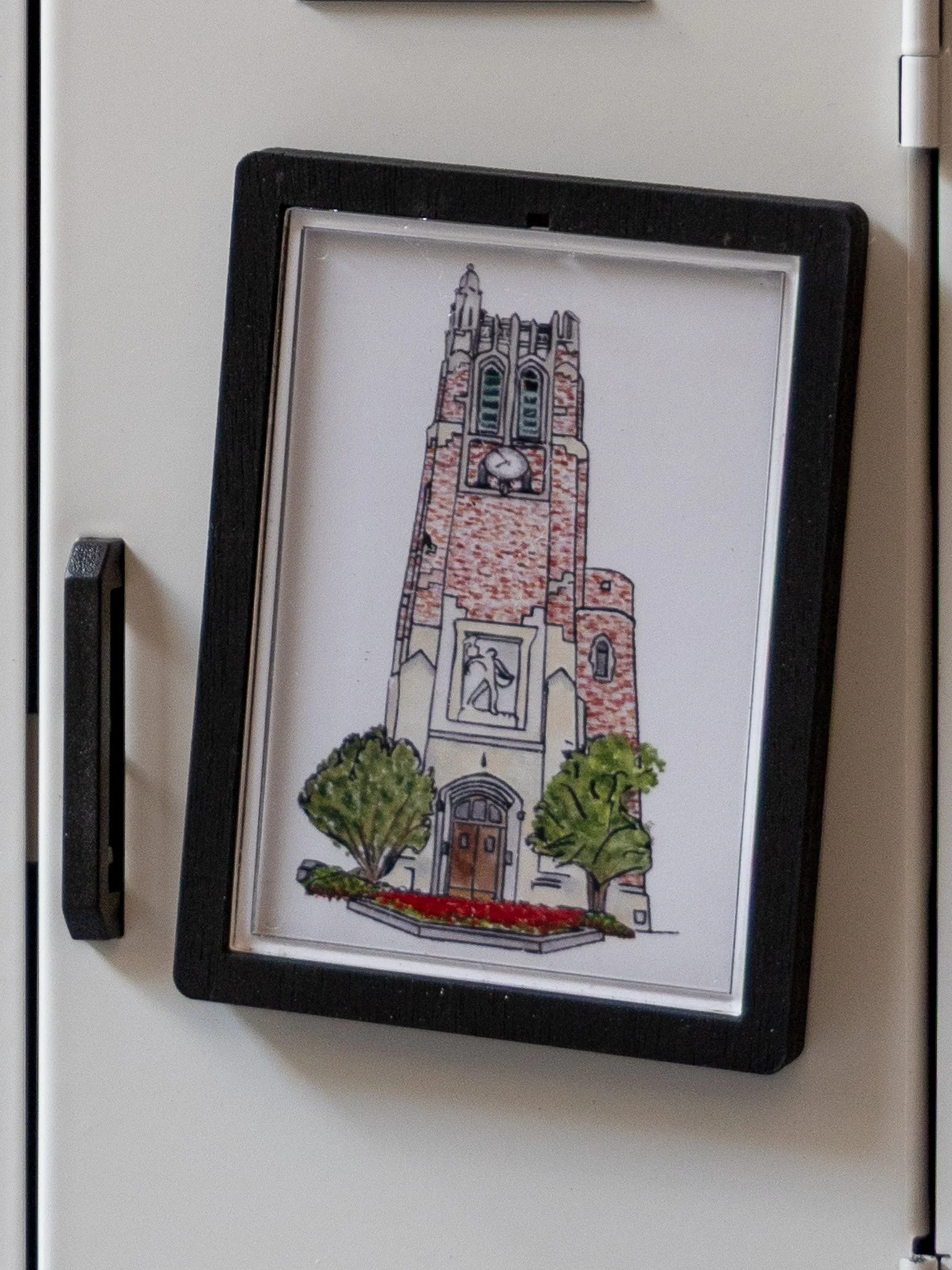 Abigail Leigh Designs MSU Beaumont Tower 2 Magnet close-up.jpg