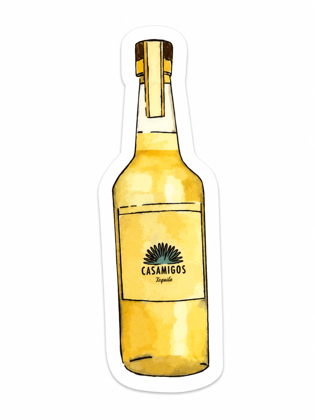 Tequila Bottle Sticker