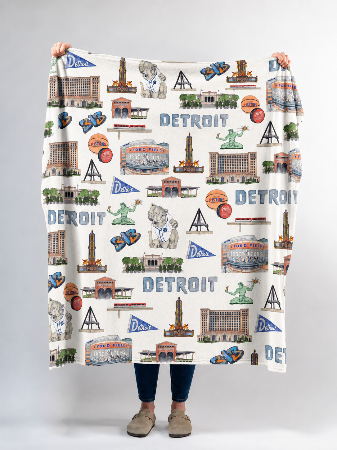 Meet me in Detroit Blanket