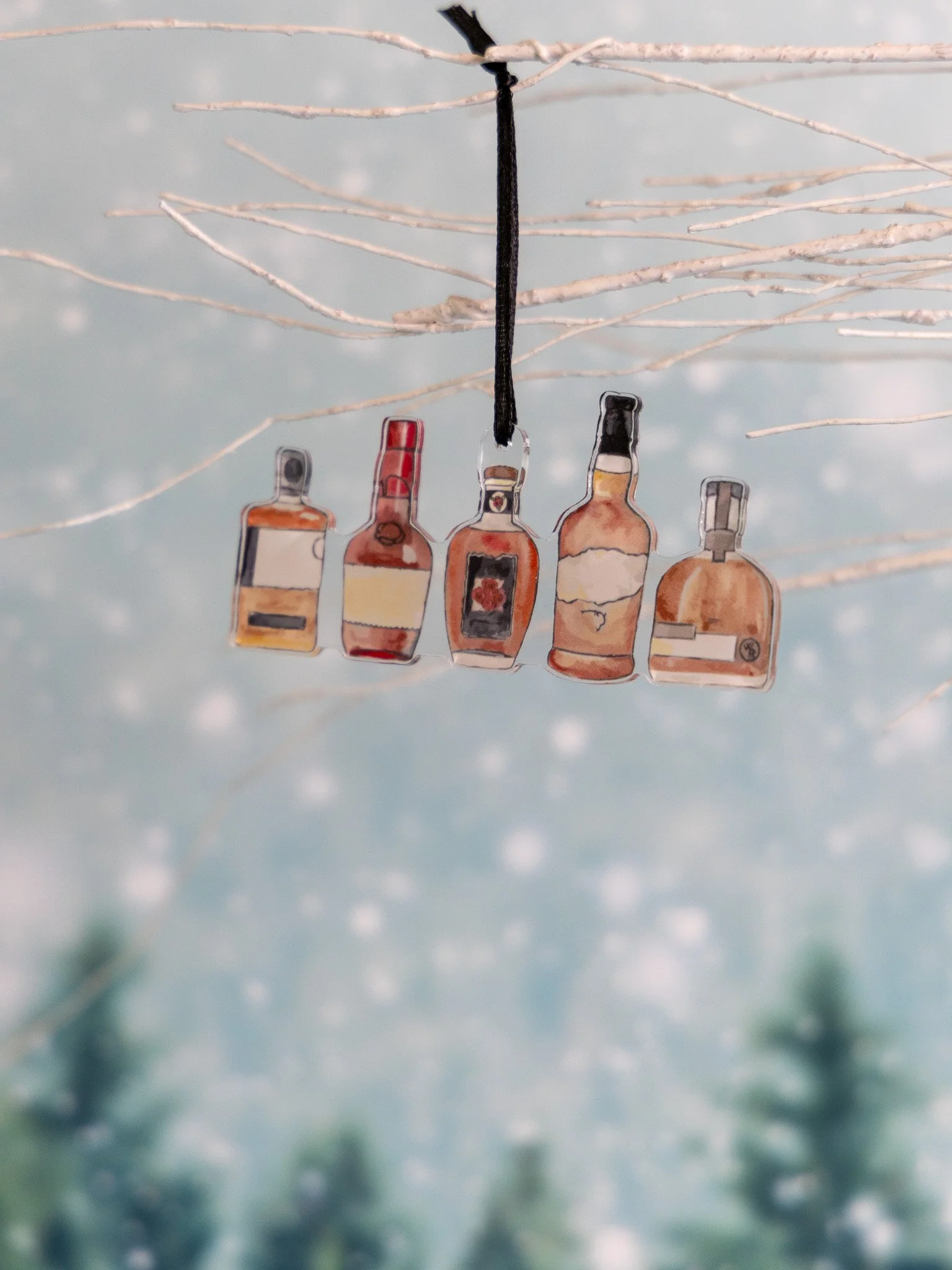 Abigail Leigh Designs Bourbon Ornament on branch.jpg