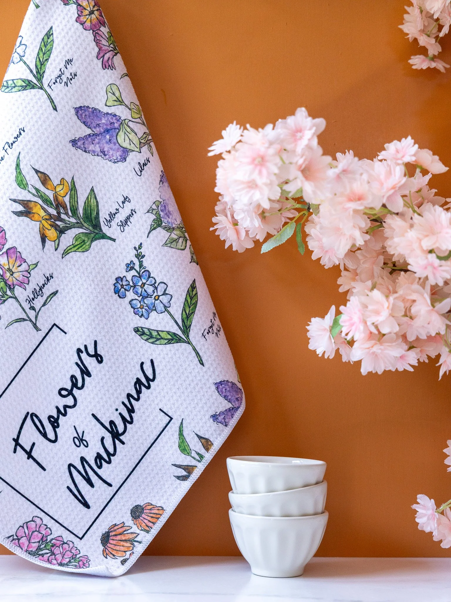 Flowers of Mackinac Waffle Towel 2 Abigail Leigh Designs.jpg