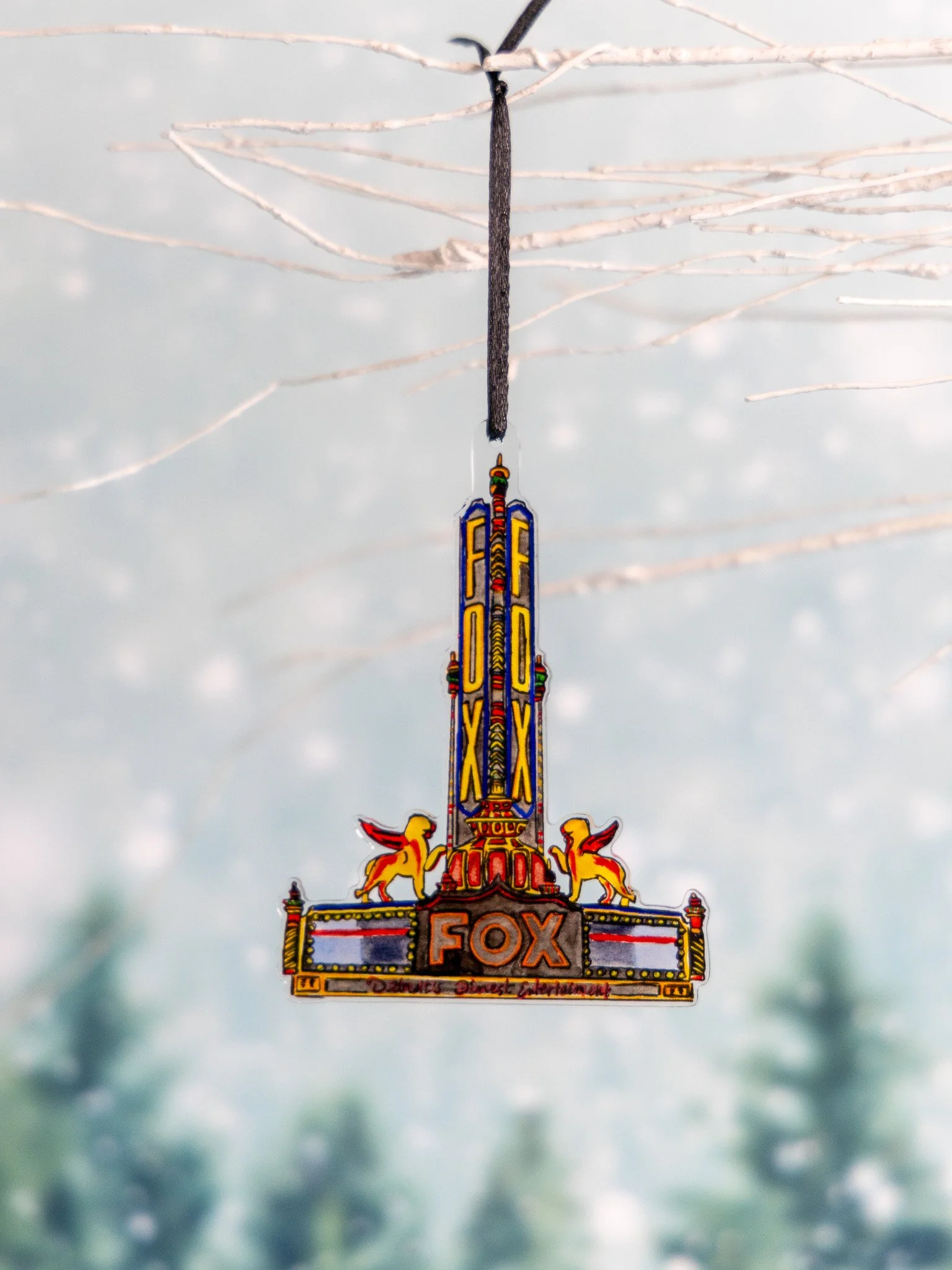 Fox Theater Acrylic Ornament