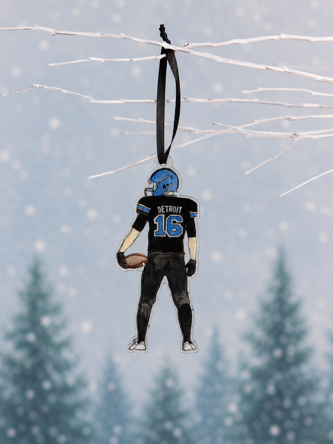 Detroit Lions Player Ornament