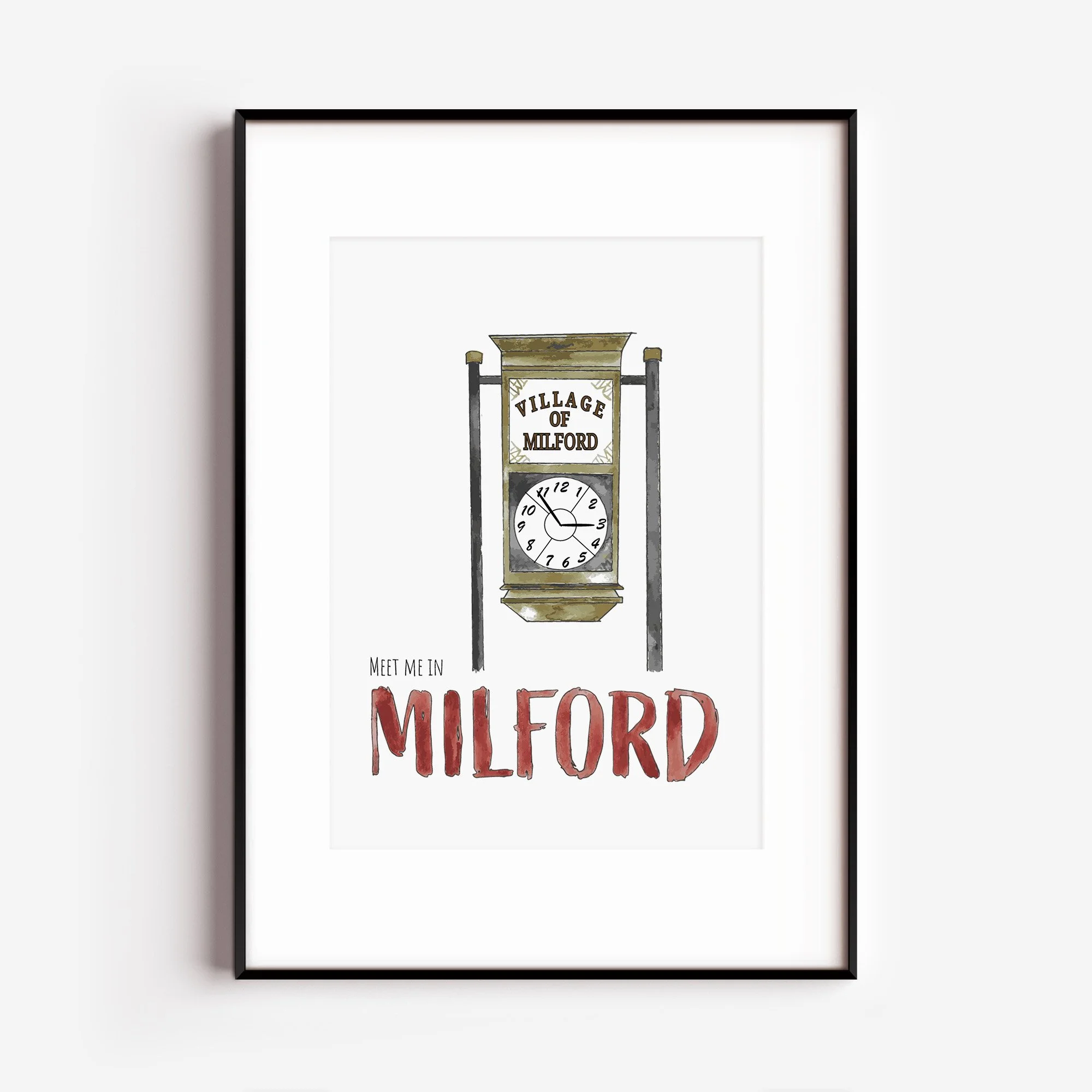 meetmeinmilfordclock_framed.jpg