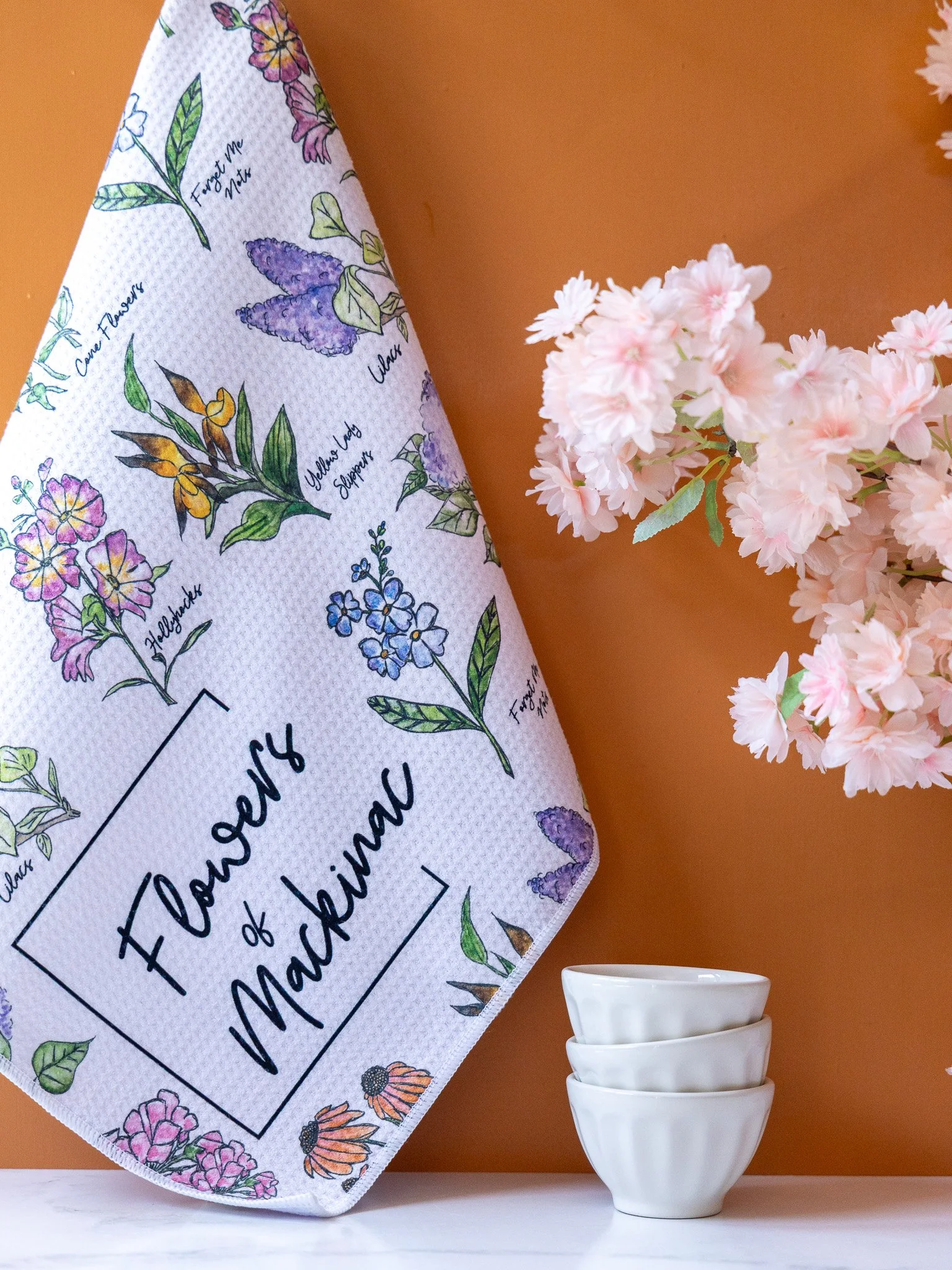 Flowers of Mackinac Waffle Towel 3 Abigail Leigh Designs.jpg
