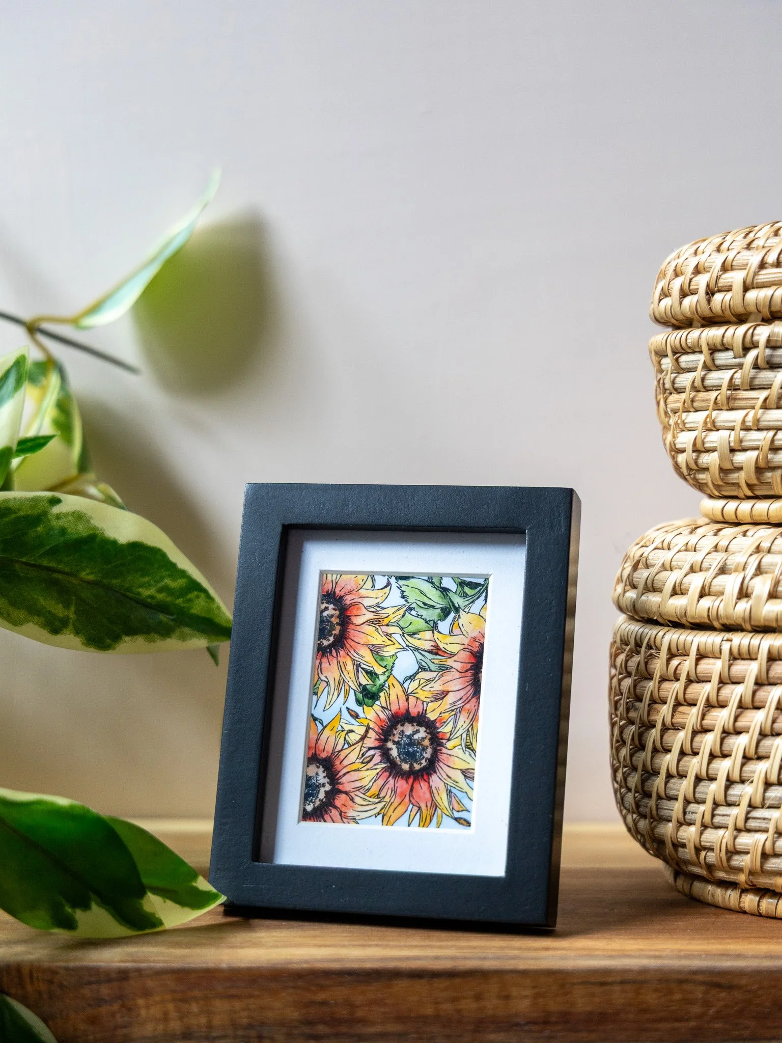 Tiny Frame Sunflowers