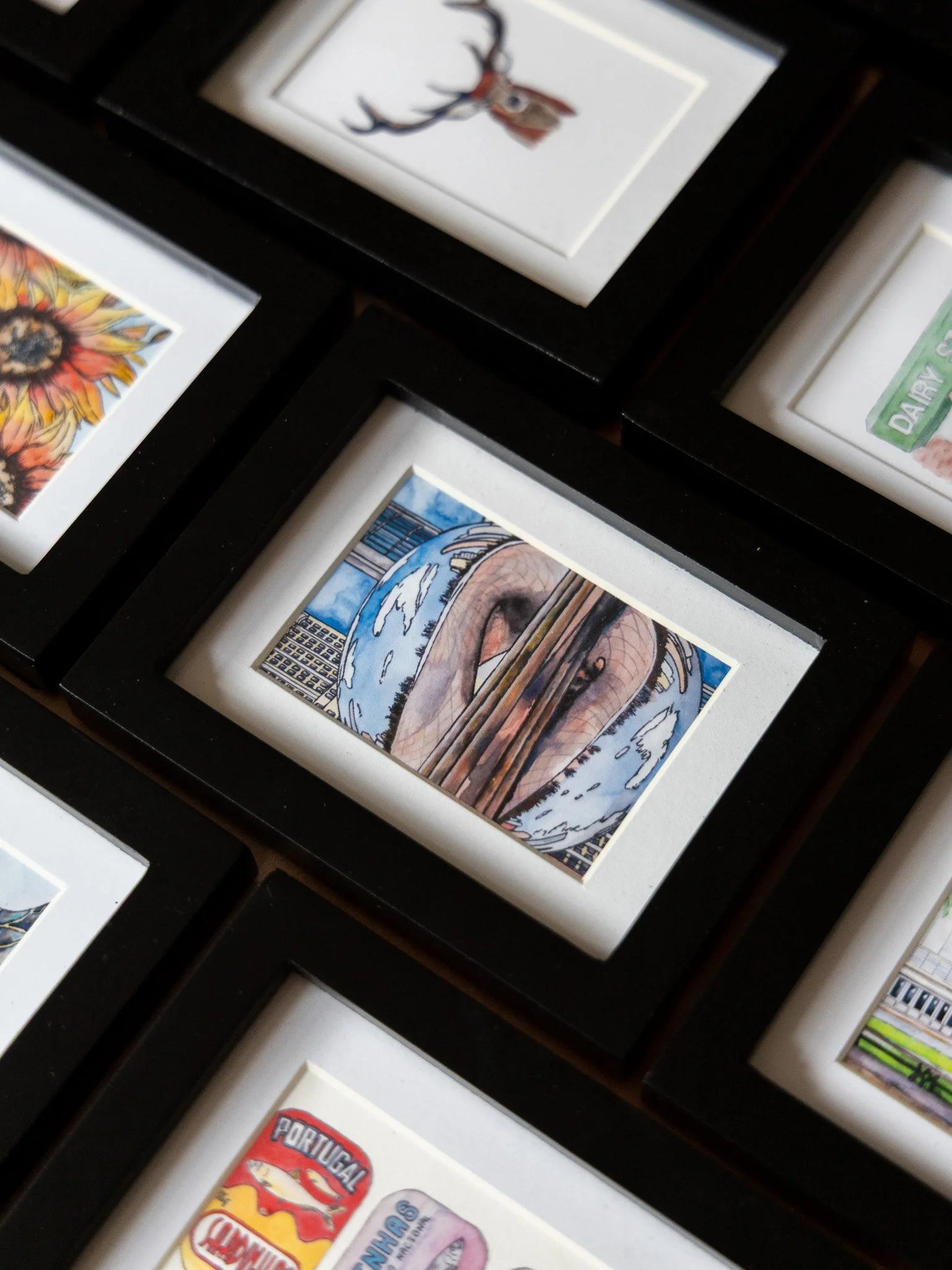 Abigail Leigh Designs Tiny Frames Reflecting Bean 2.jpg
