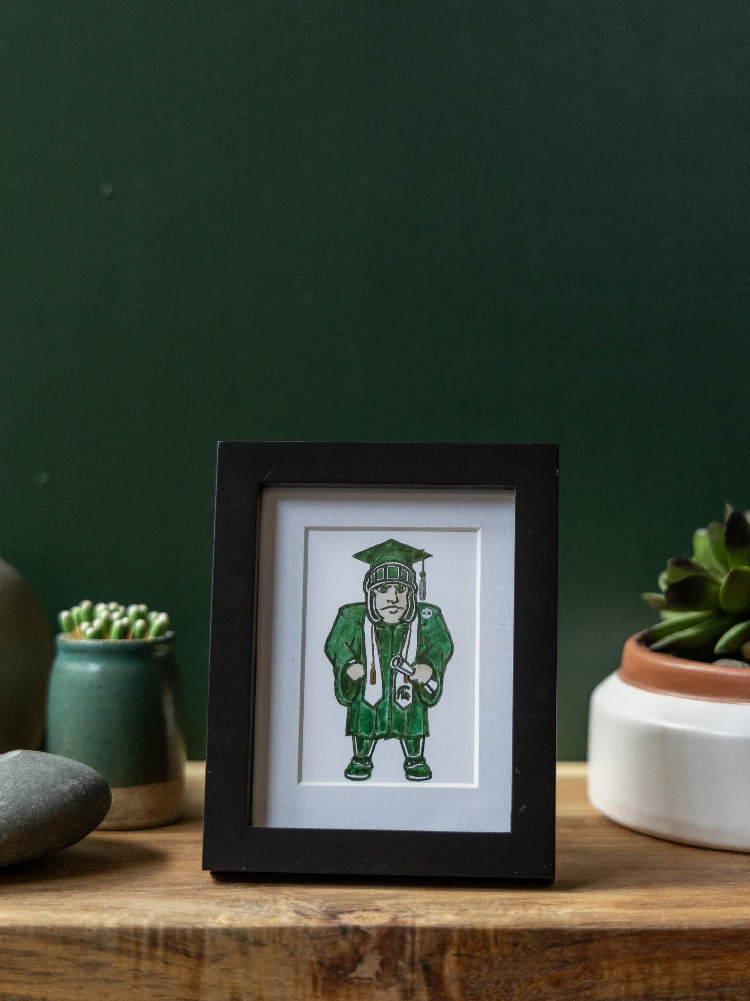 Tiny Frame MSU Sparty Graduate