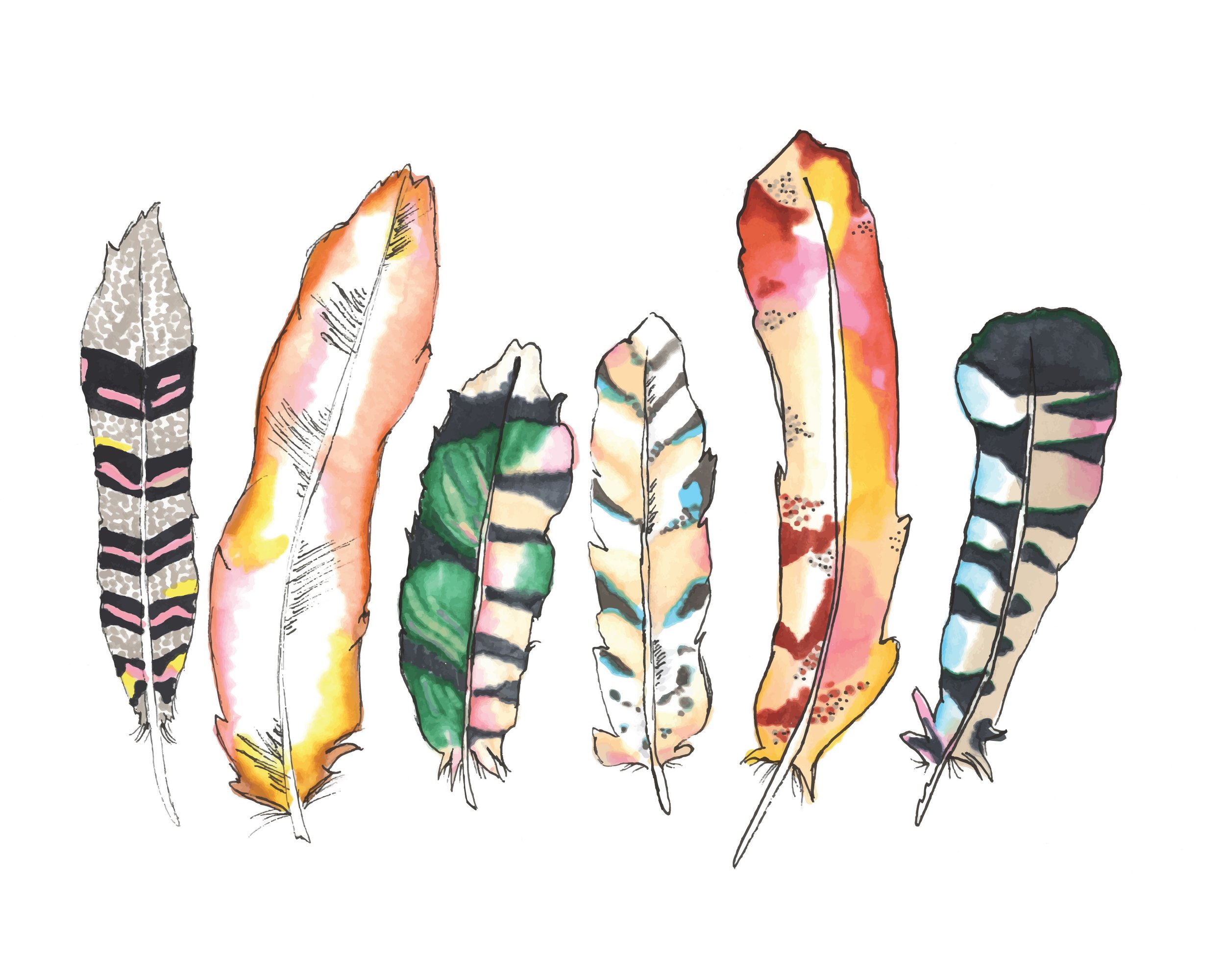 Delicate Line UP Print