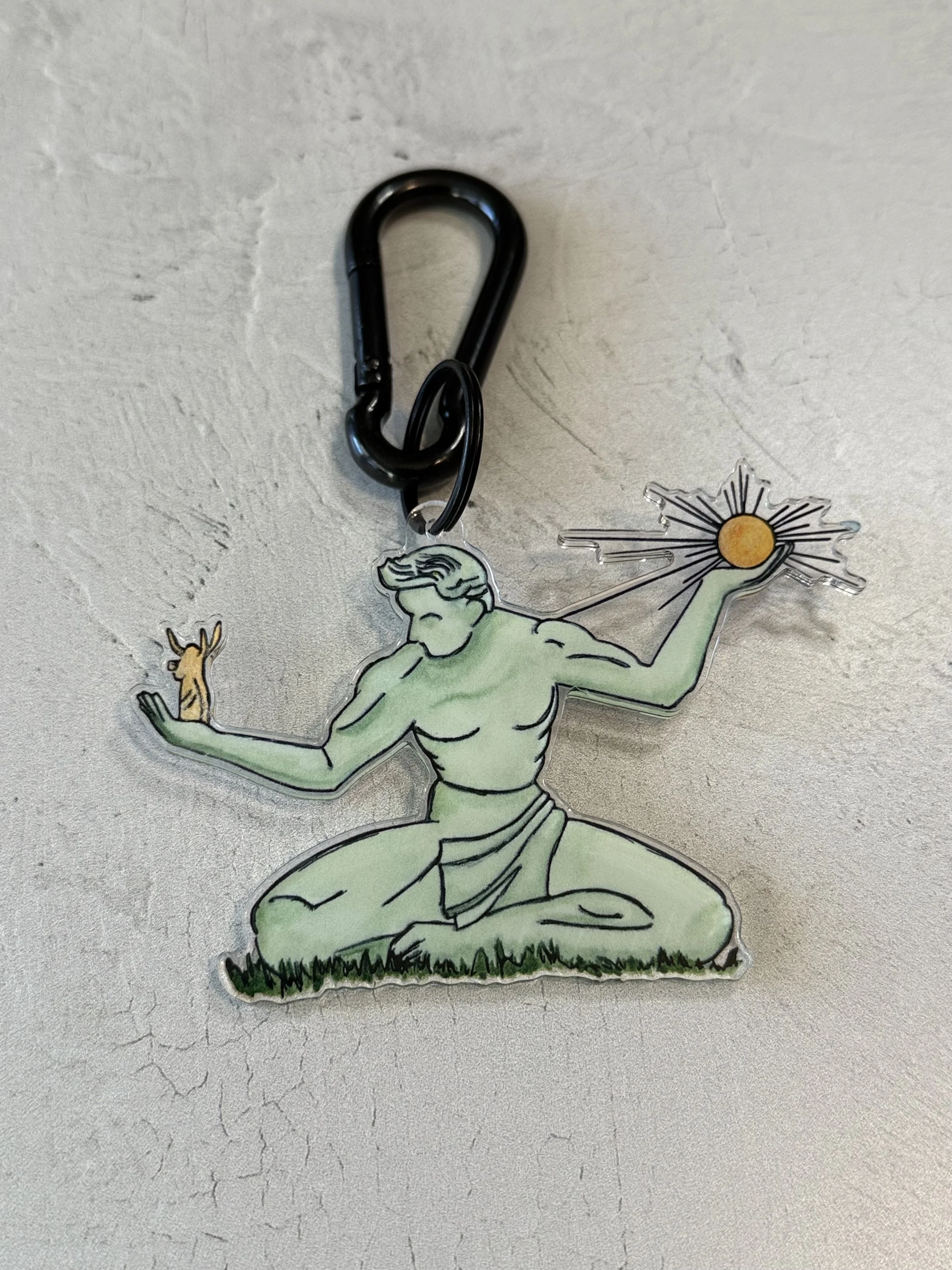 Spirit of Detroit Bag Tag