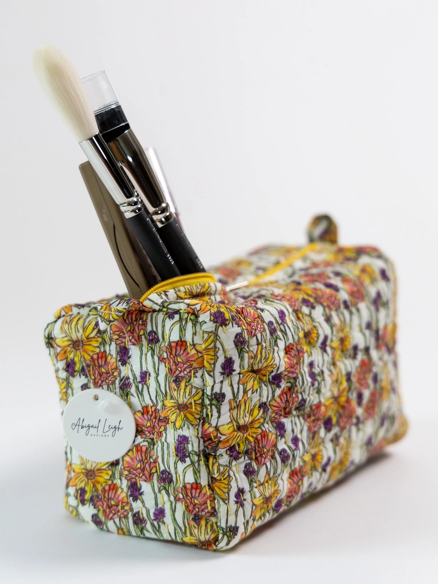 Abigail Leigh Designs Wildflower Quilted Pouch 2.jpg