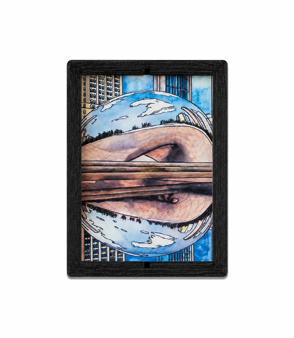 Chicago Bean Magnet