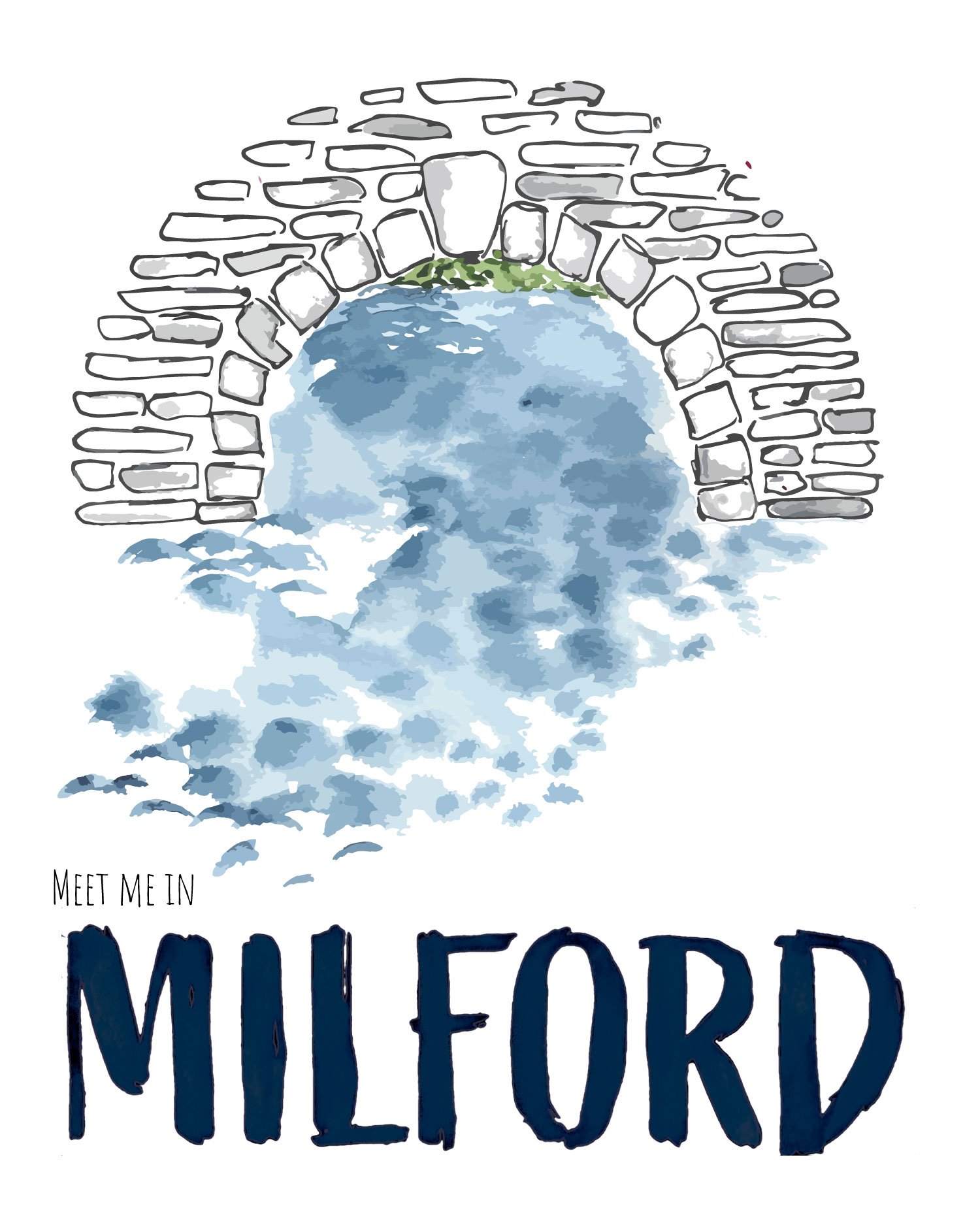 Meet Me in Milford Bridge Print