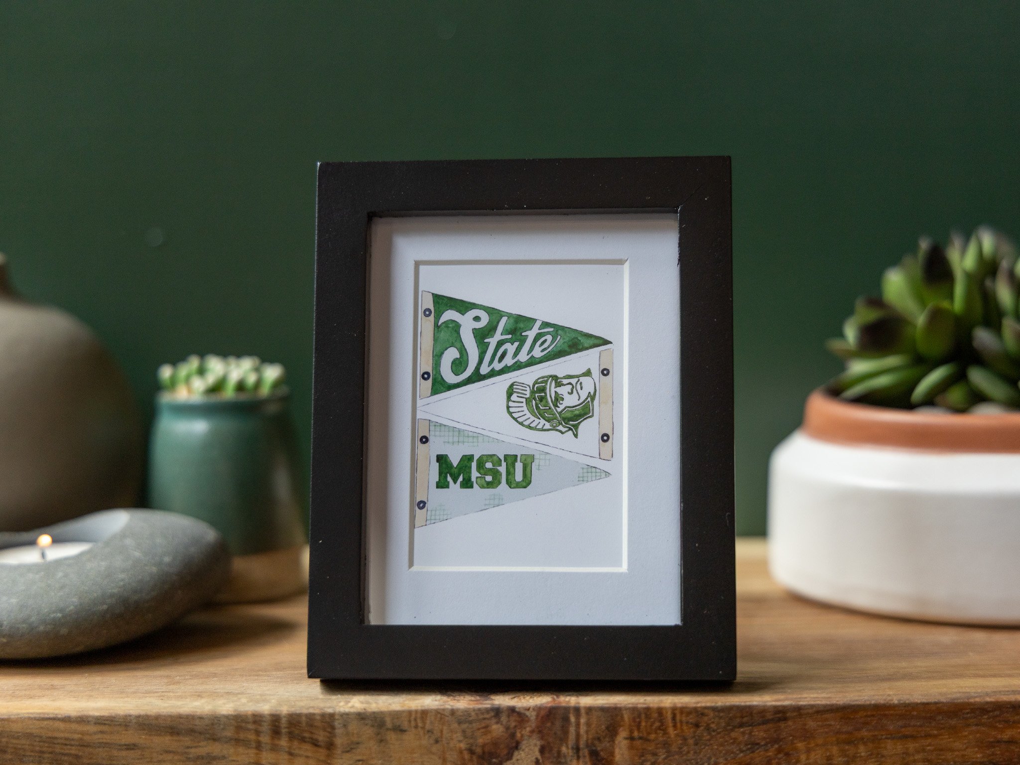 Abigail Leigh Designs Tiny Frame MSU Pendents.jpg (Copy) (Copy)
