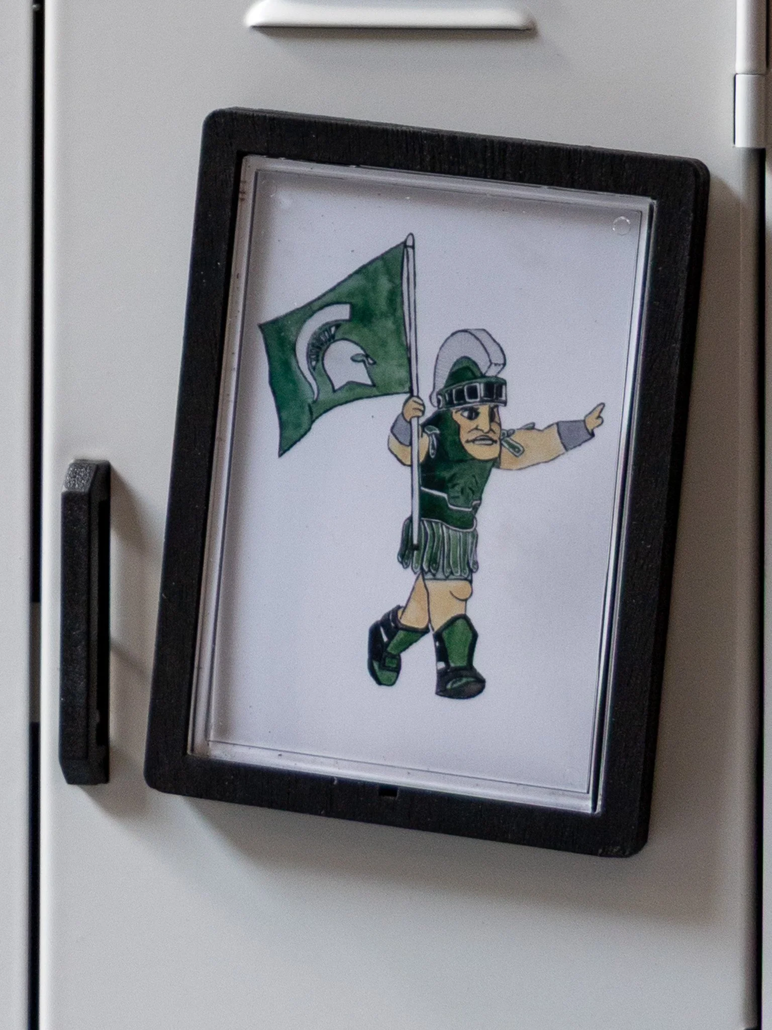 Abigail Leigh Designs MSU Sparty Magnet close-up.jpg