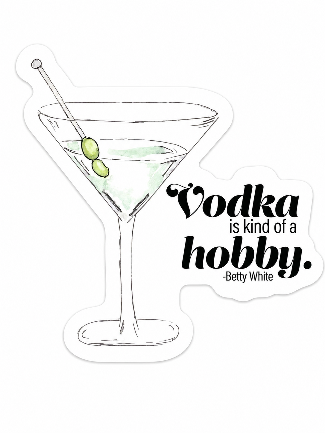 Dirty Martini Sticker