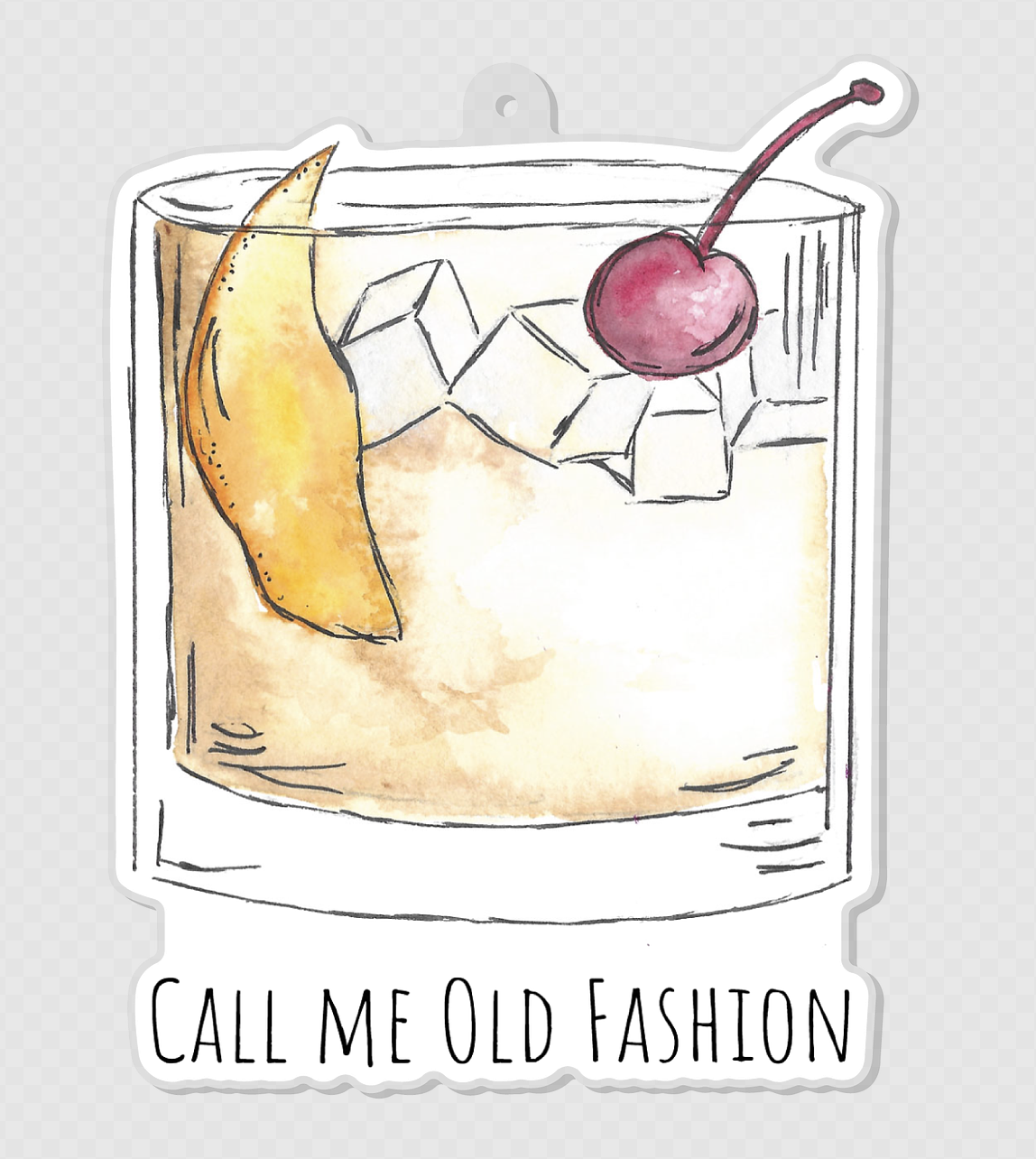 Old Fashion Acrylic Oranment