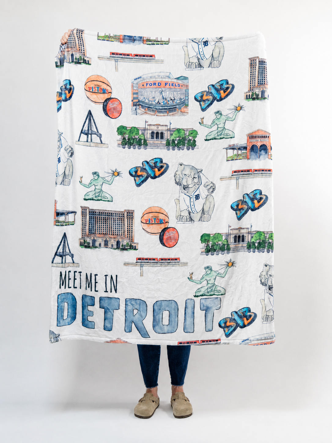 Meet me in Detroit Blanket