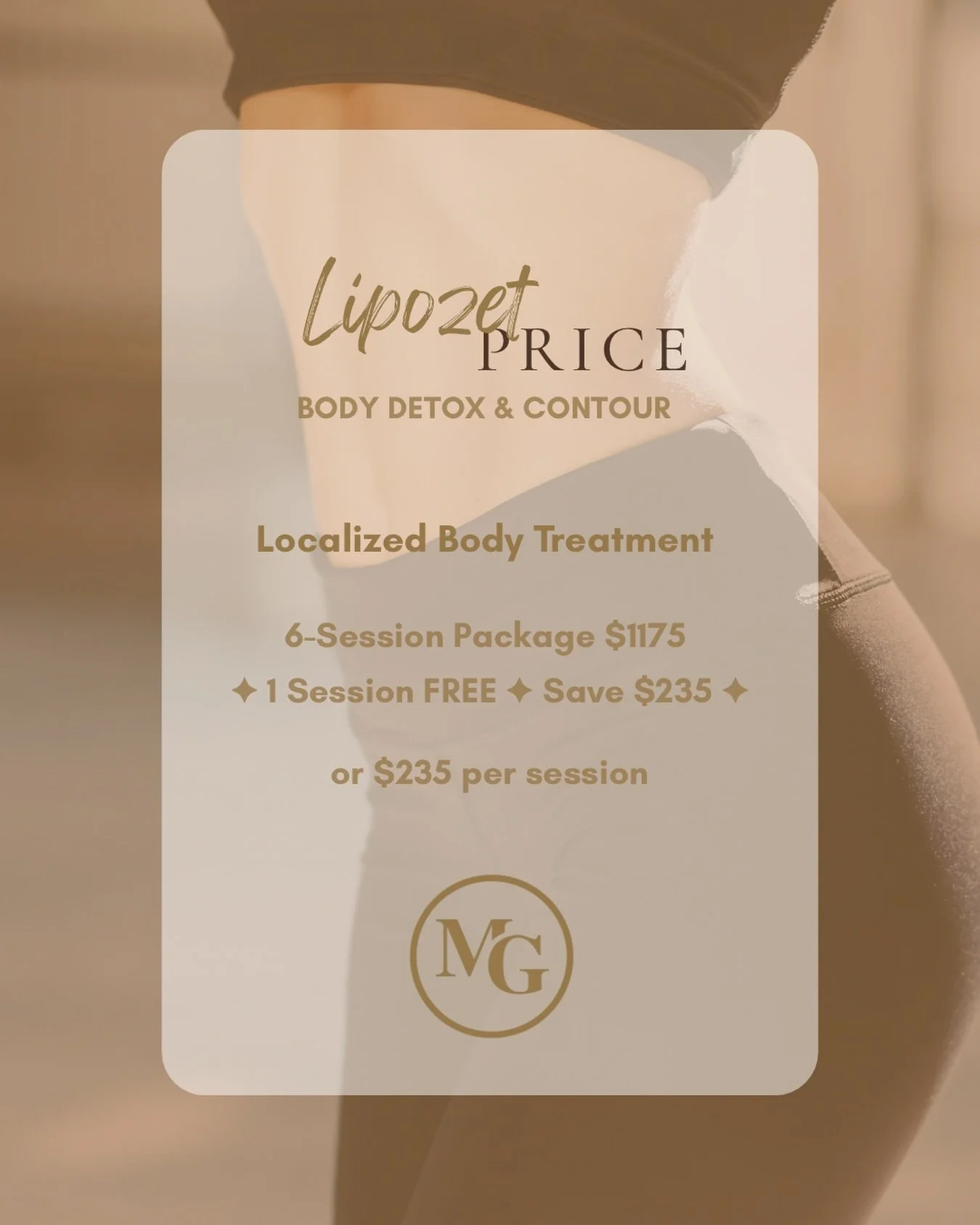 sculpt. detox. glow. ✨ get your 6-session Lipozet package and save $235 &mdash; that&rsquo;s one session on us. your body will thank you 🤍 #lipozet #bodycontour #bostonlipozet #bodydetox #bostonbodydetox
