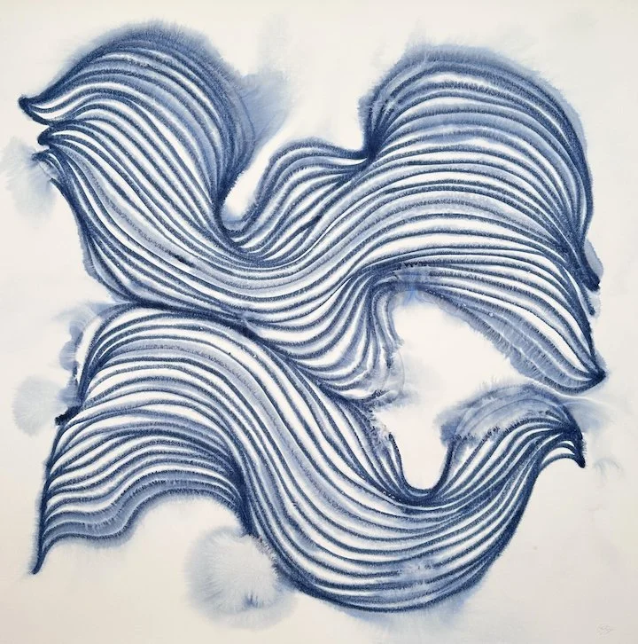 Light Alive | watercolor | 43" x 43"