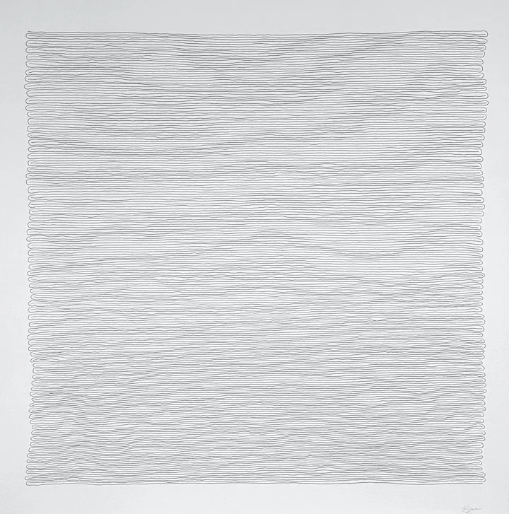 Enough Block  | 33" x 33"  |  graphite on paper