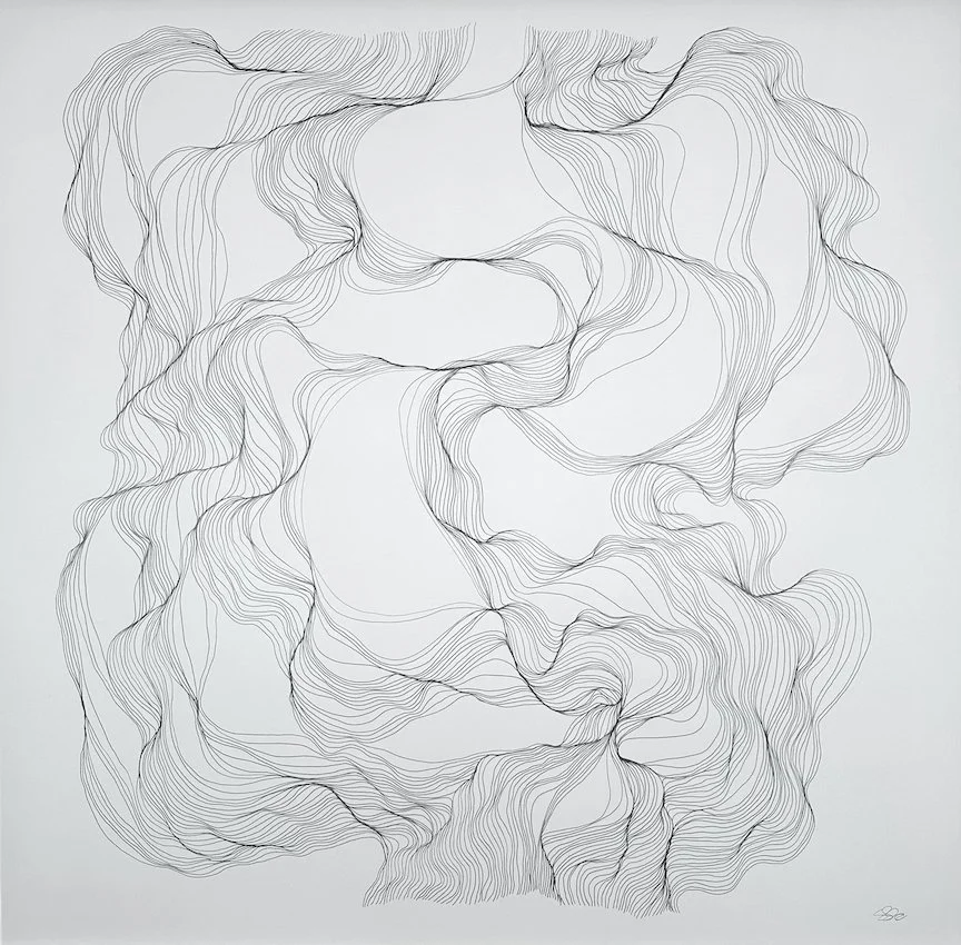 Nothing Matters When Everything Matters  |  45" x 45"  | graphite on paper