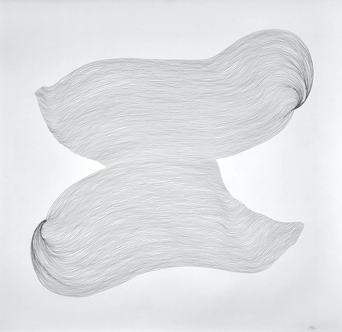 Shift Perspective  | 50" x 50"  |  graphite on paper