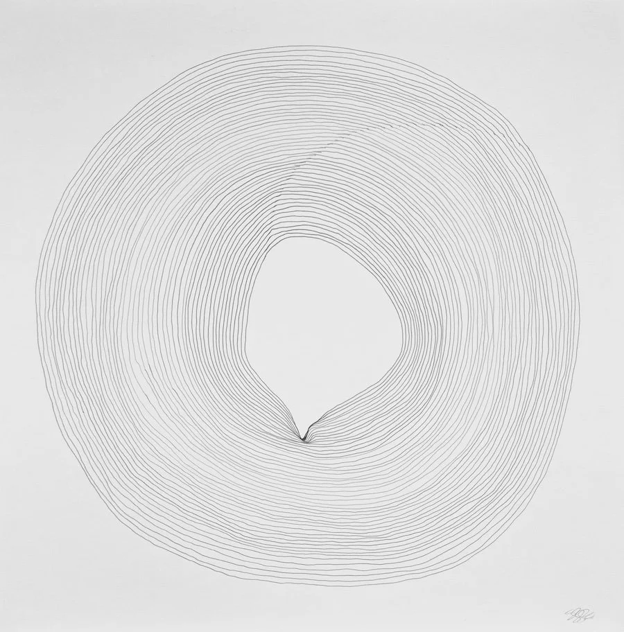 Gold Ness  | 23" x 23"  | graphite on paper
