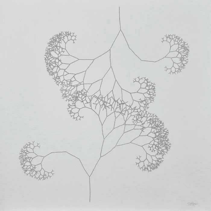 Wave Particle  |  14" x 14"  |  graphite on paper