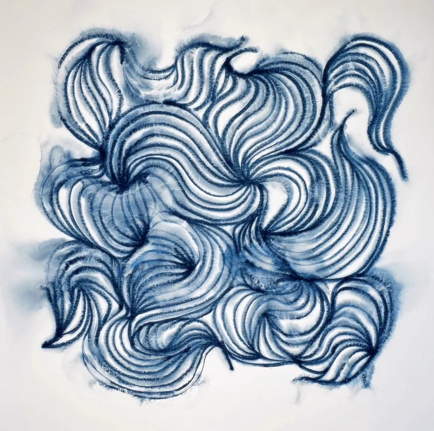 Rising | watercolor | 43" x 43"