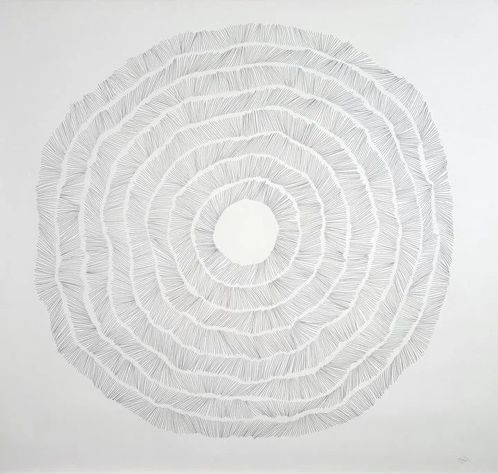 Tower Stairs  |  45" x 45"  | graphite on paper