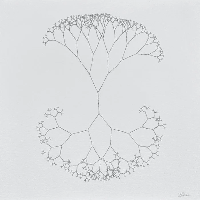 Breathing  | 14" x 14"  |  graphite on paper
