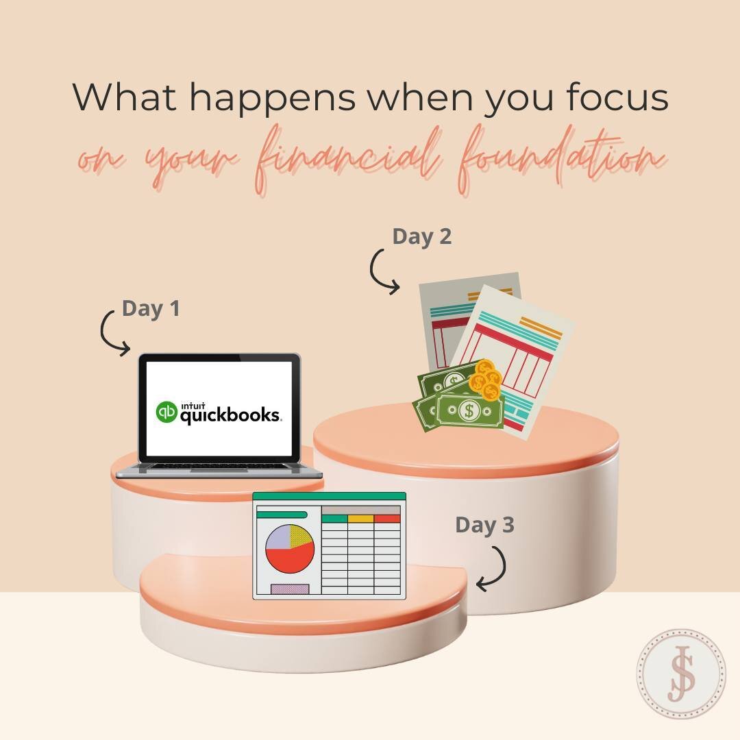 What do you need to have in your business if you are looking to scale to 6 and 7 figure years?⁠
⁠
You need a strong financial foundation.⁠
⁠
I am so passionate about setting female entrepreneurs up with a solid financial foundation that will allow th